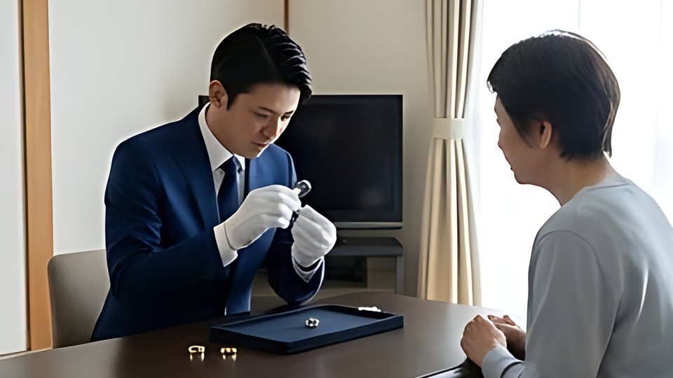 遺品査定士が査定するイメージ