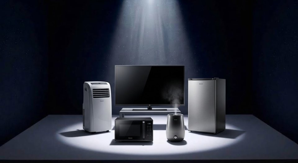 テレビ・冷蔵庫・電子レンジ・加湿器・スポットエアコン