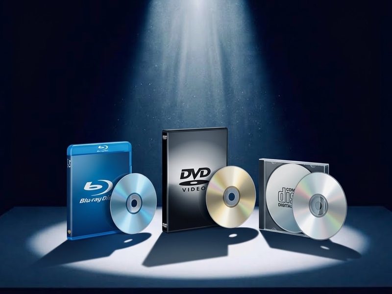 CD・DVD・Blu-rayのイメージ